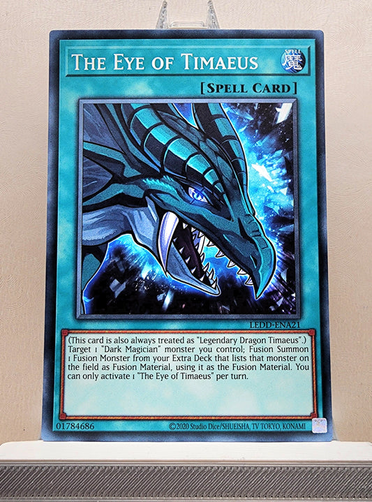 Yugioh! 1x The Eye of Timaeus (LEDD - Common) Unli Edition