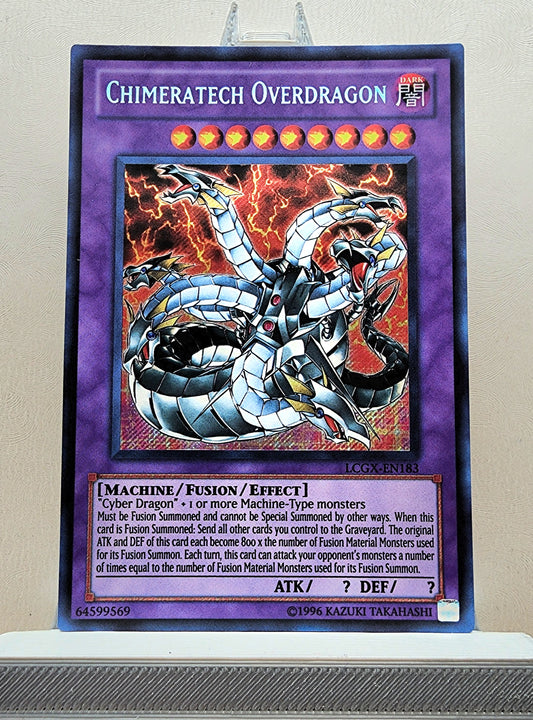 Yugioh! 1x Chimeratech Overdragon (LCGX - Secret Rare) Unli Edition