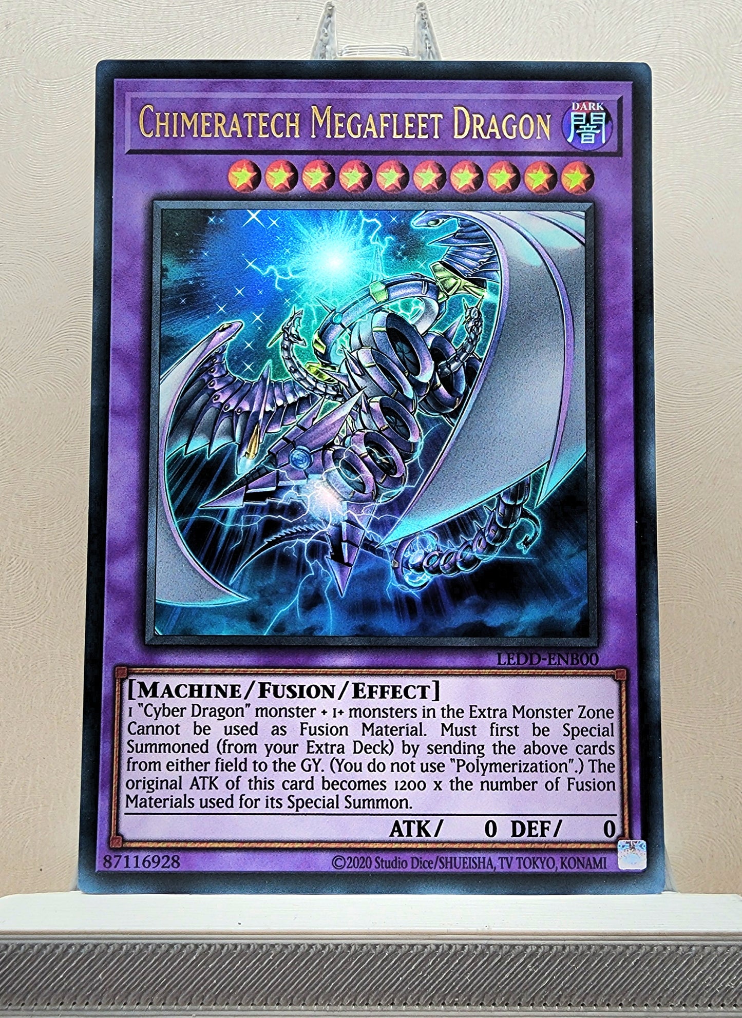 Yugioh! 1x Chimeratech Megafleet Dragon (LEDD - Ultra Rare) Unli Edition