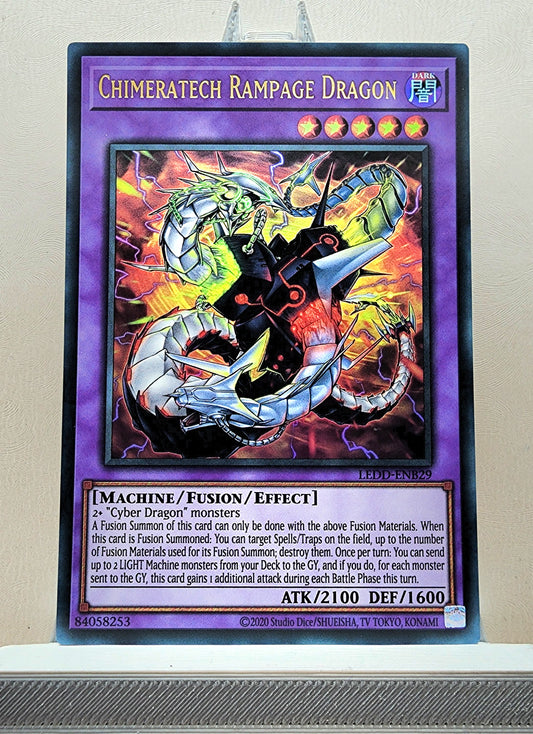 Yugioh! 1x Chimeratech Rampage Dragon (LEDD - Ultra Rare) Unli Edition