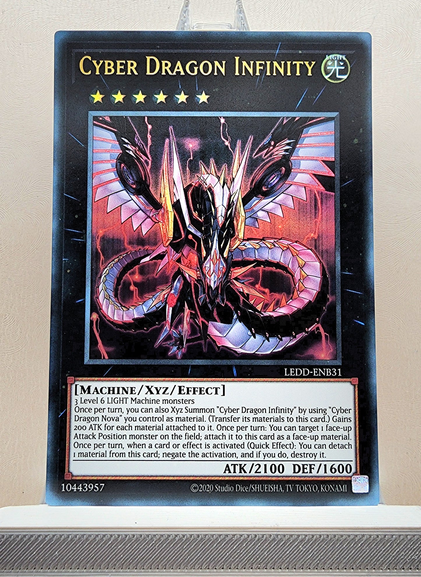 Yugioh! 1x Cyber Dragon Infinity (LEDD - Ultra Rare) Unli Edition