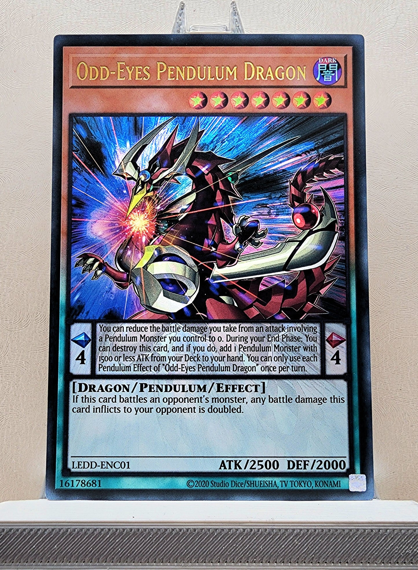 Yugioh! 1x Odd-Eyes Pendulum Dragon (LEDD - Ultra Rare) Unli Edition