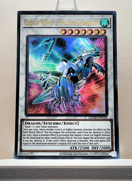 Yugioh! 1x Clear Wing Synchro Dragon (LEDD - Ultra Rare) Unli Edition