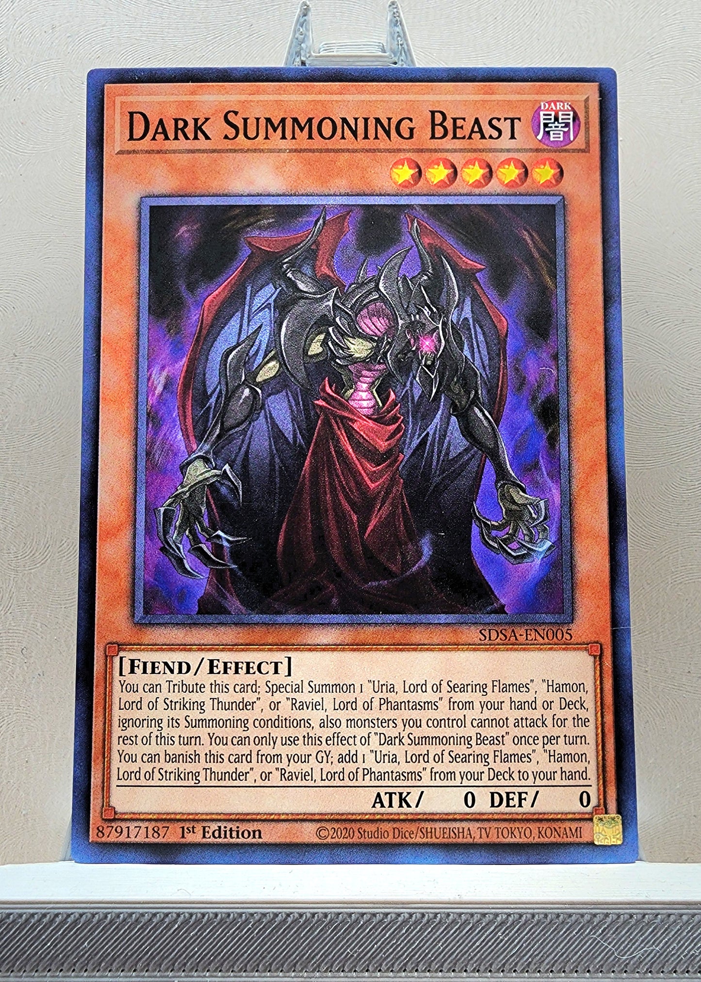 Yugioh! Structure Deck: Sacred Beasts Singles (SDSA - Common) 1st Edition