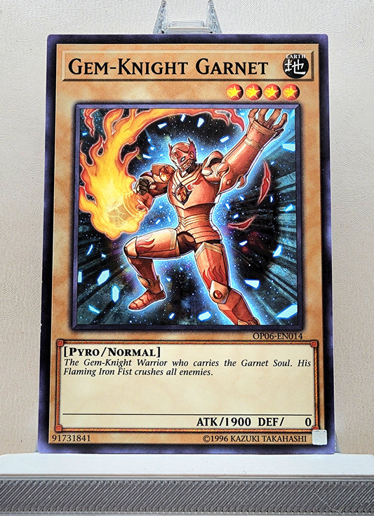 Yugioh! 1x Gem-Knight Garnet (OP06 - Common) Unli Edition