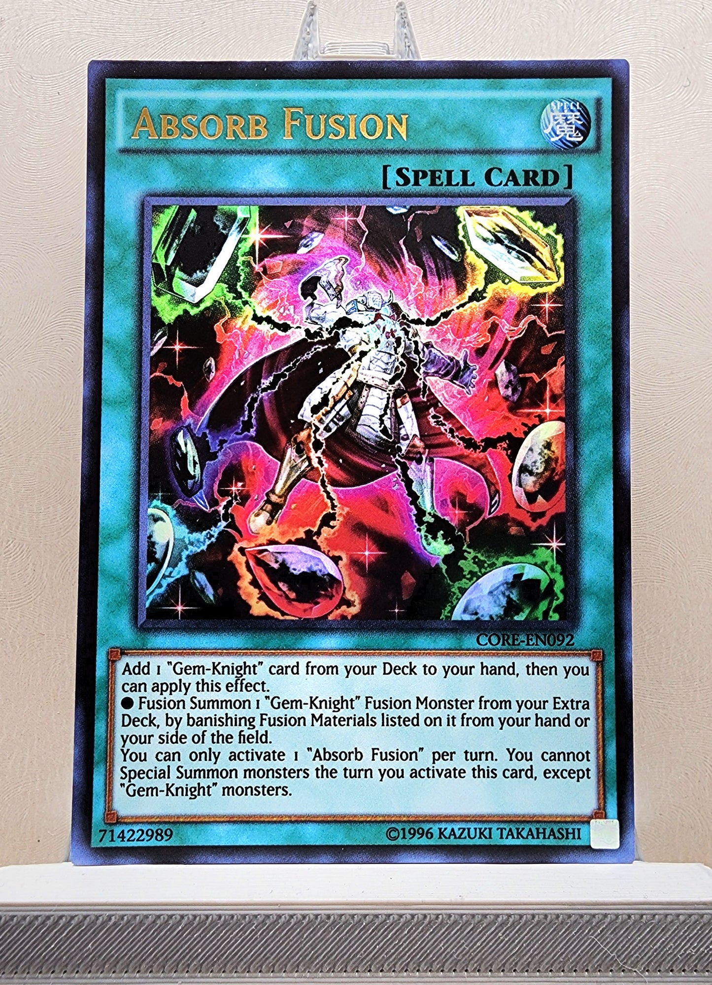 Yugioh! 1x Absorb Fusion (CORE - Ultra Rare) Unli Edition