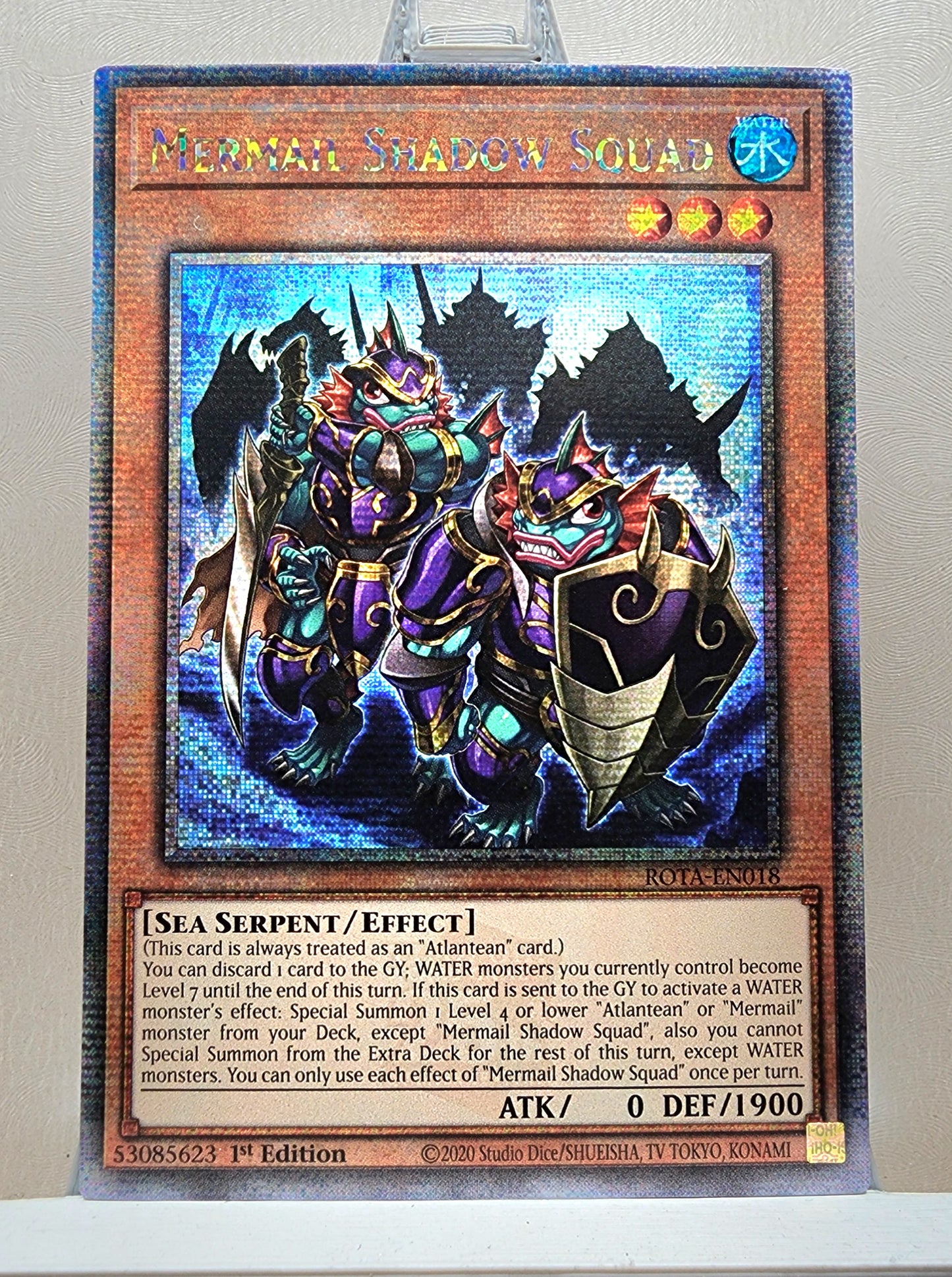 Yugioh! 1x Mermail Shadow Squad (ROTA - Quarter Century Secret Rare) 1st Edition