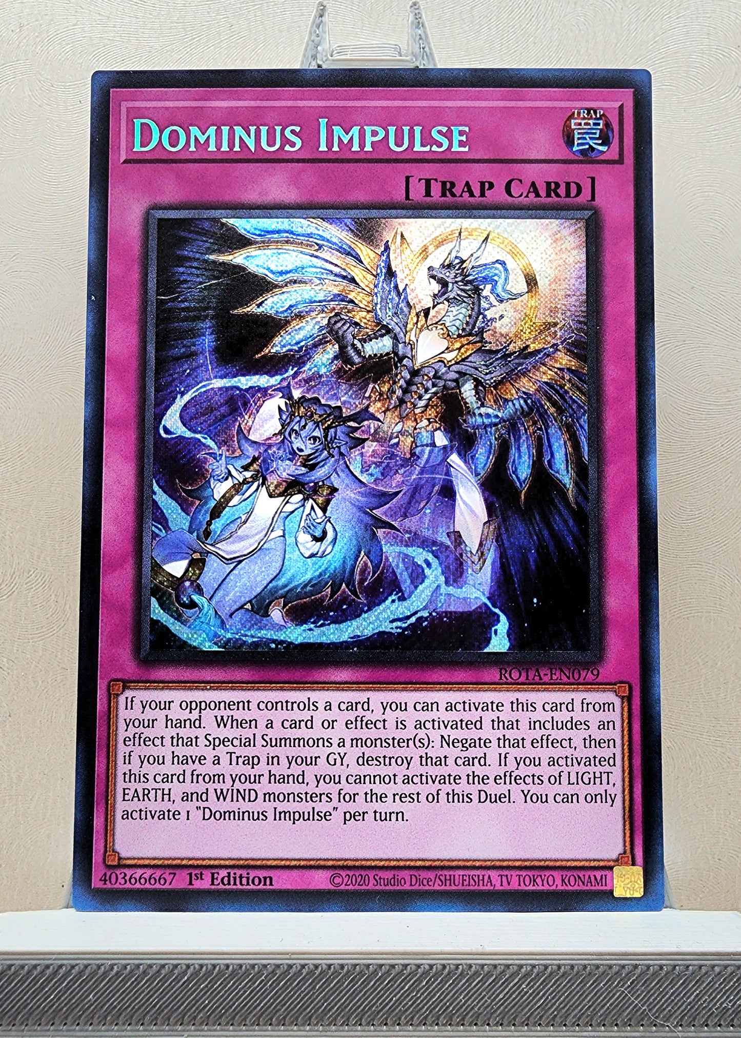 Yugioh! 1x Dominus Impulse (ROTA - Secret Rare) 1st Edition