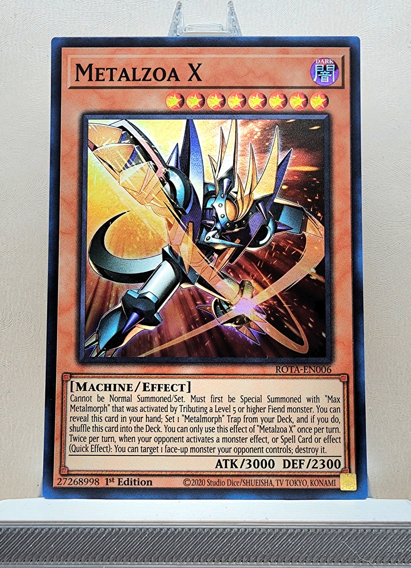 Yugioh! 1x Metalzoa X (ROTA - Super Rare) 1st Edition