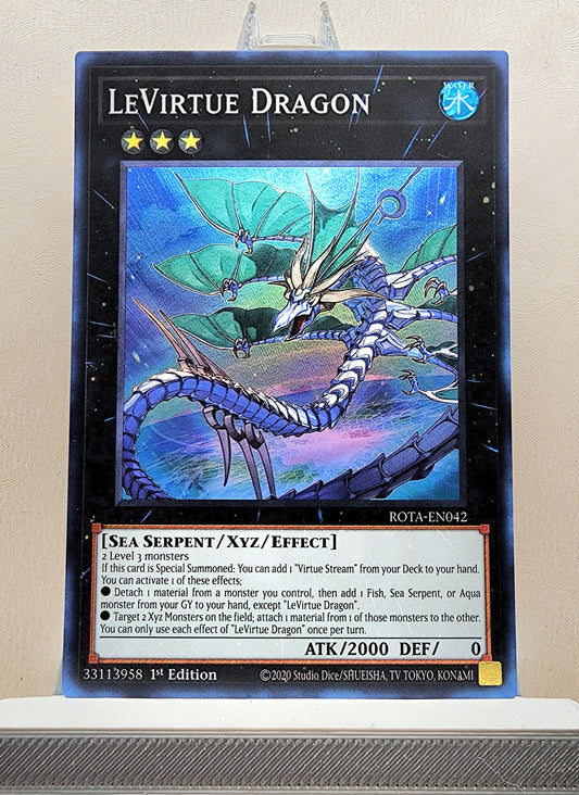 Yugioh! 1x LeVirtue Dragon (ROTA - Super Rare) 1st Edition