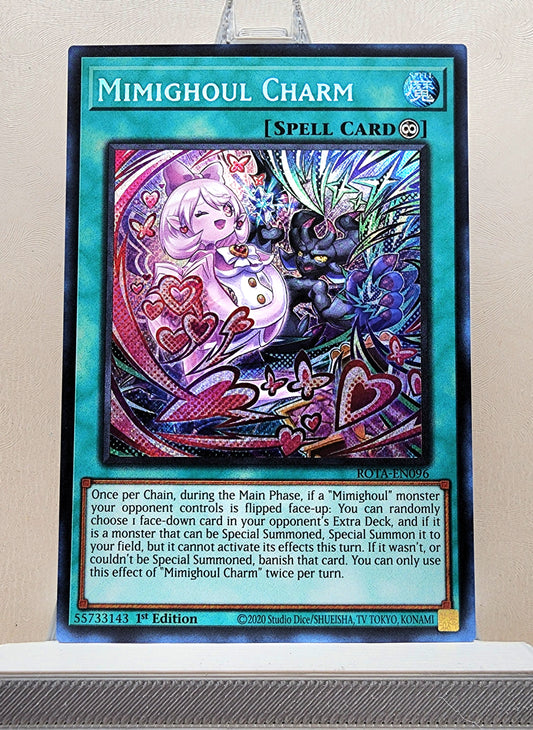 Yugioh! 1x Mimighoul Charm (ROTA - Secret Rare) 1st Edition