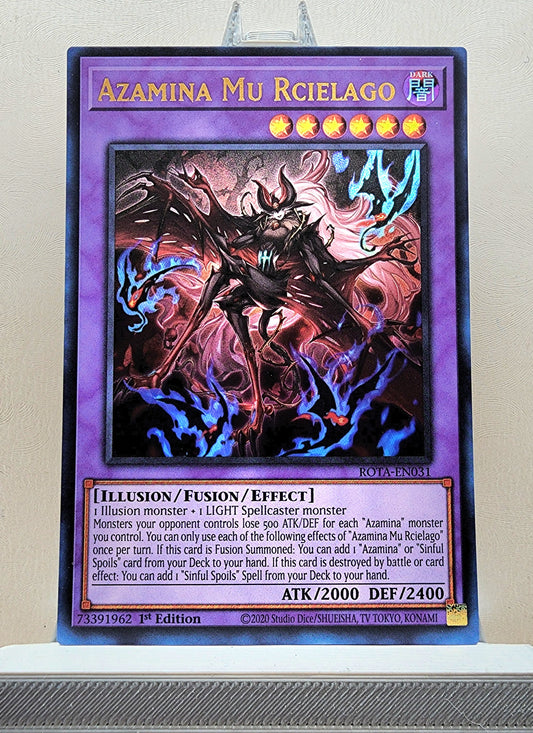 Yugioh! 1x Azamina Mu Rcielago (ROTA - Ultra Rare) 1st Edition