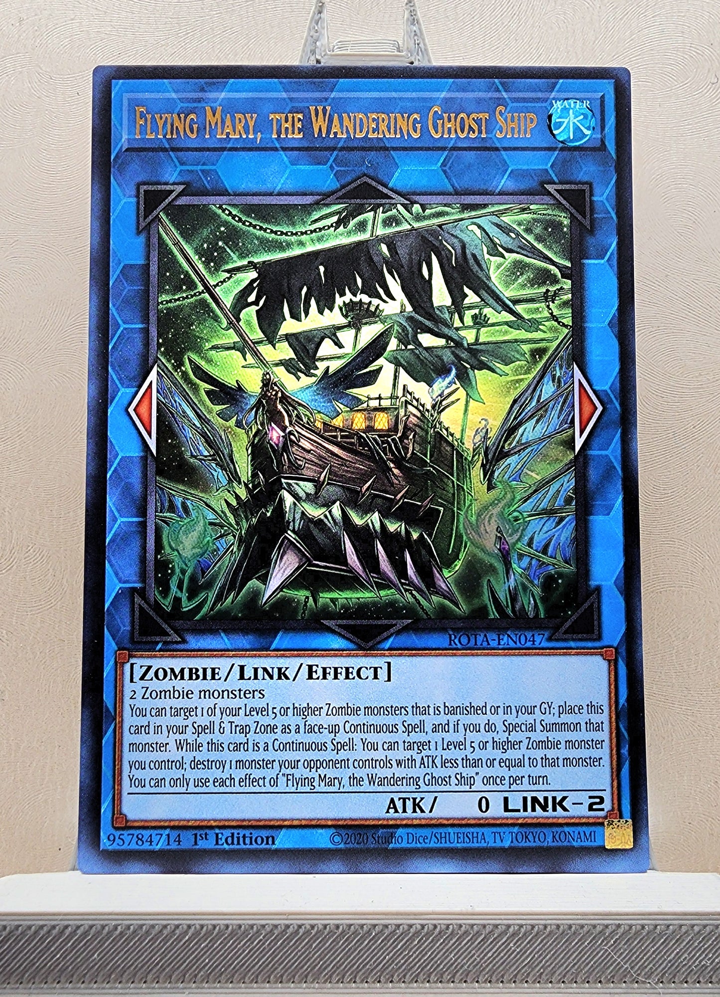 Yugioh! 1x Flying Mary, the Wandering Ghost Ship (ROTA - Ultra Rare) 1st Edition