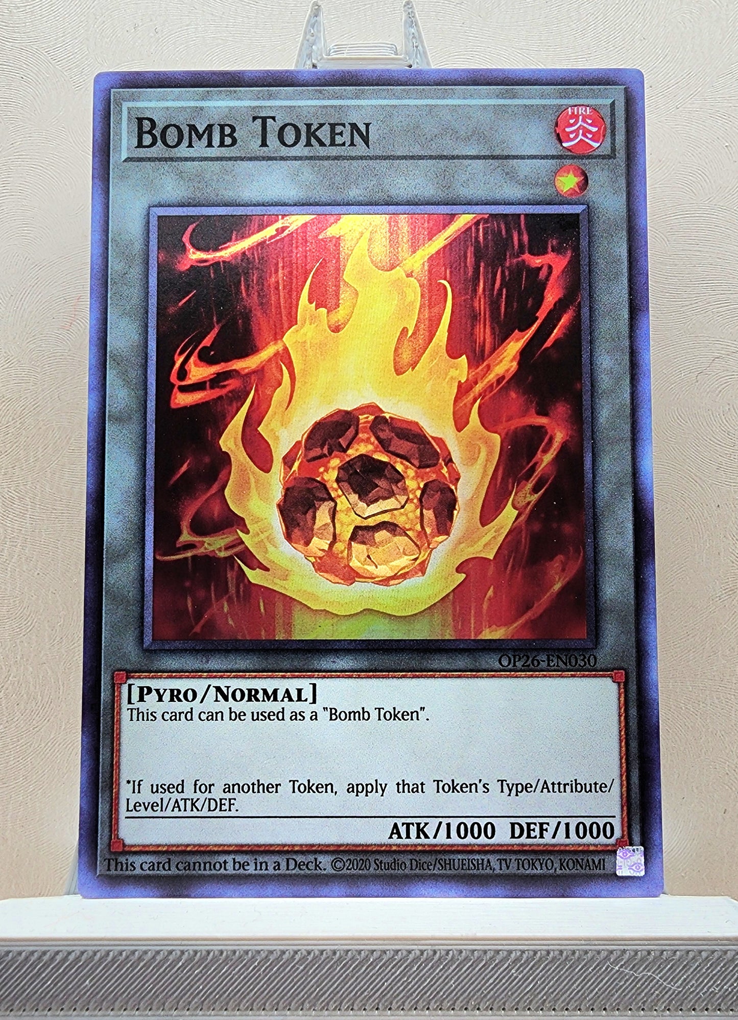 Yugioh! 1x Bomb Token (OP26 - Super Rare) Unli Edition