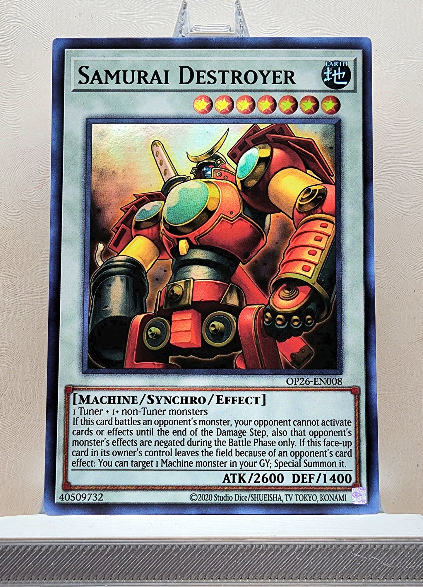 Yugioh! 1x Samurai Destroyer (OP26 - Super Rare) Unli Edition