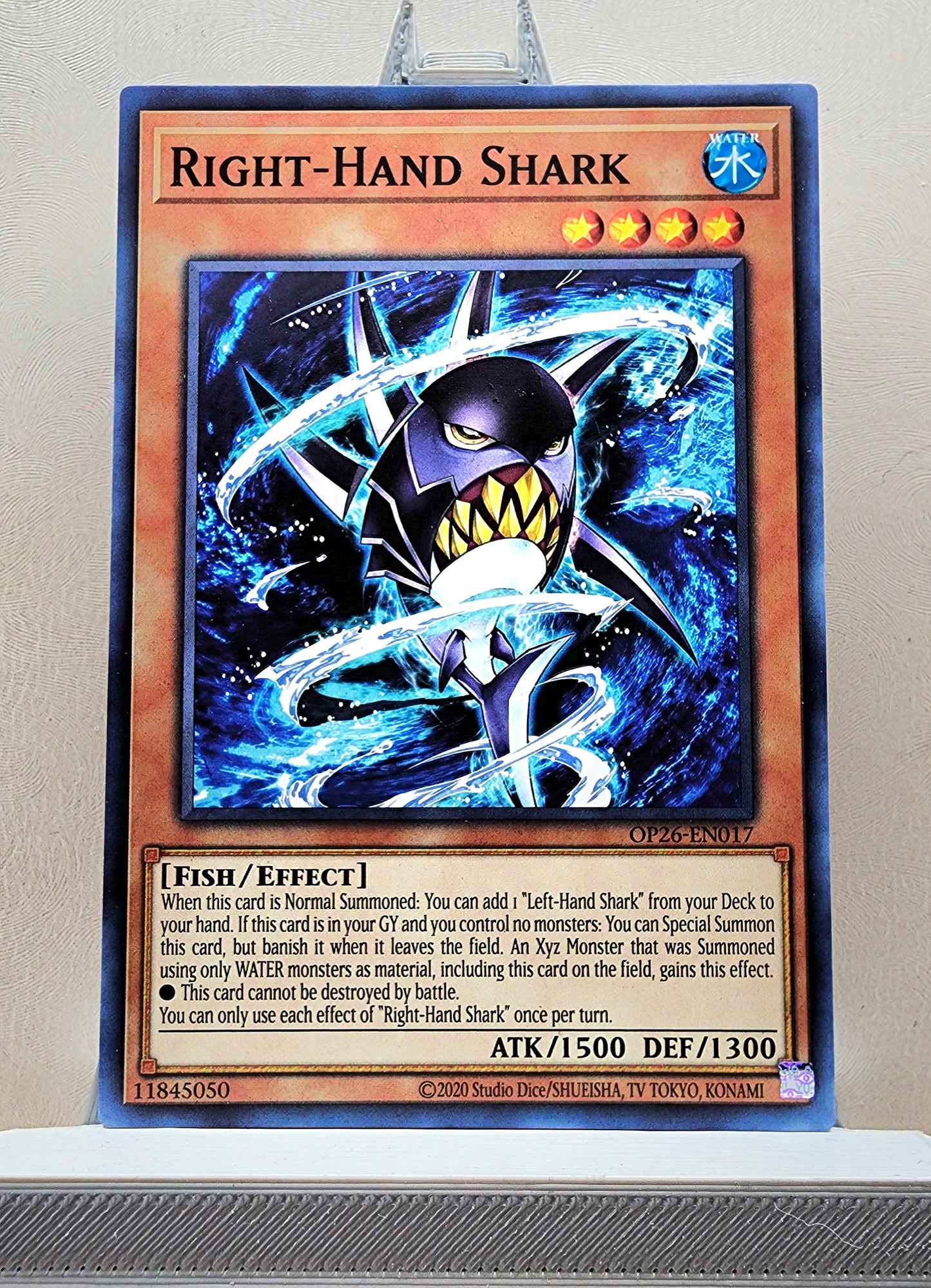 Yugioh! 1x Right-Hand Shark (OP26 - Common) Unli Edition