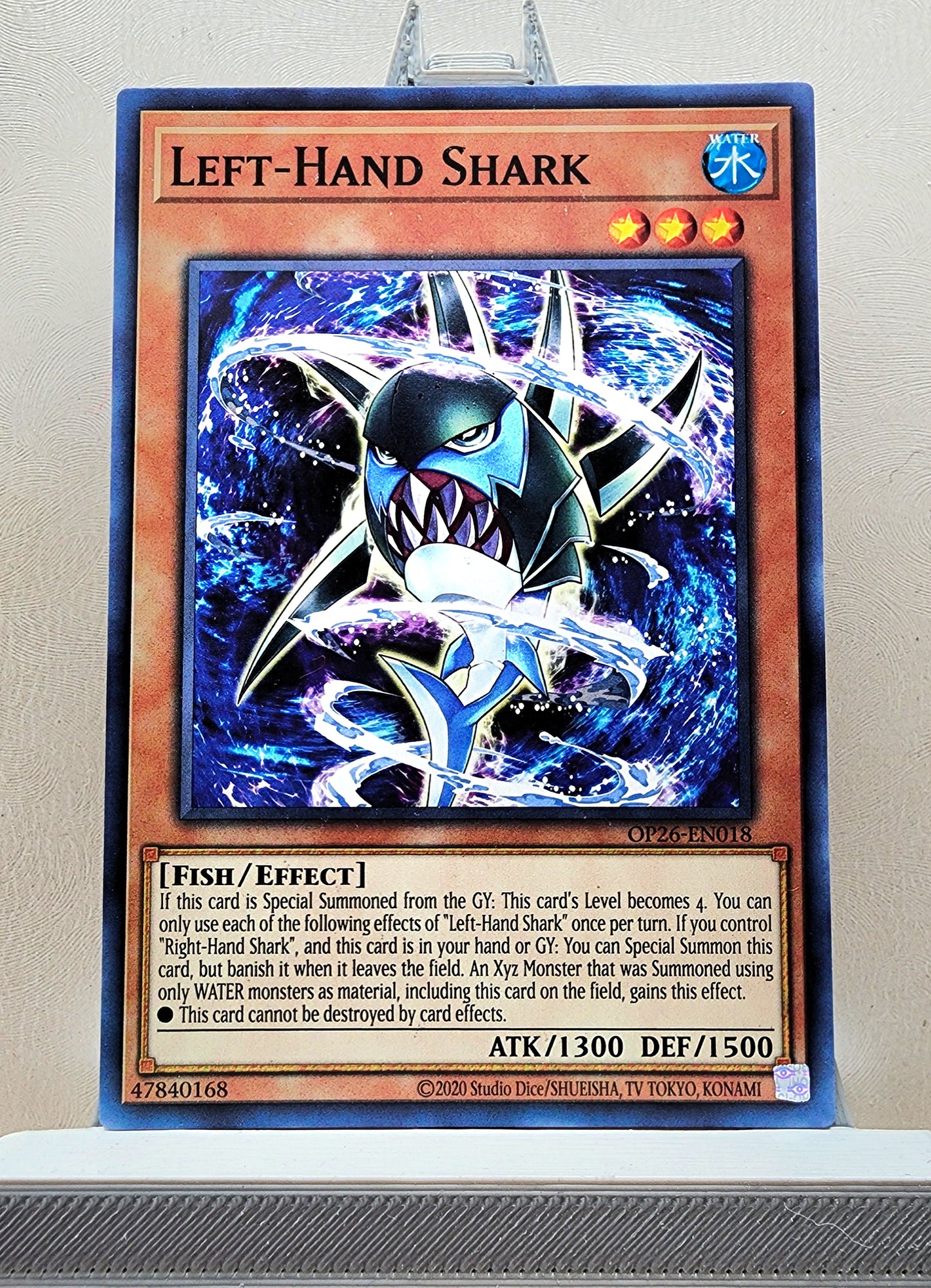 Yugioh! 1x Left-Hand Shark (OP26 - Common) Unli Edition