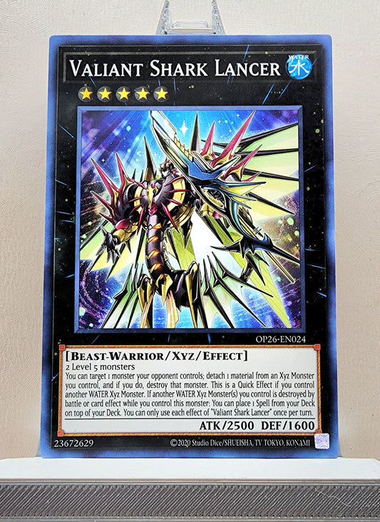 Yugioh! 1x Valiant Shark Lancer (OP26 - Common) Unli Edition