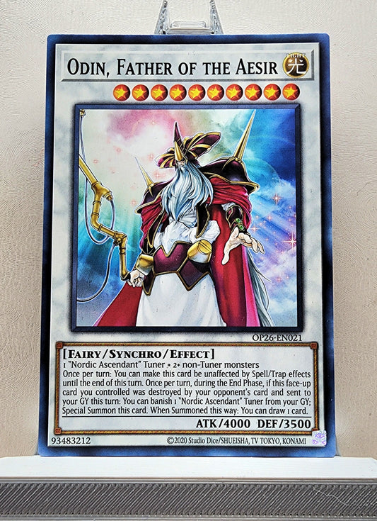 Yugioh! 1x Odin, Father of the Aesir (OP26 - Common) Unli Edition