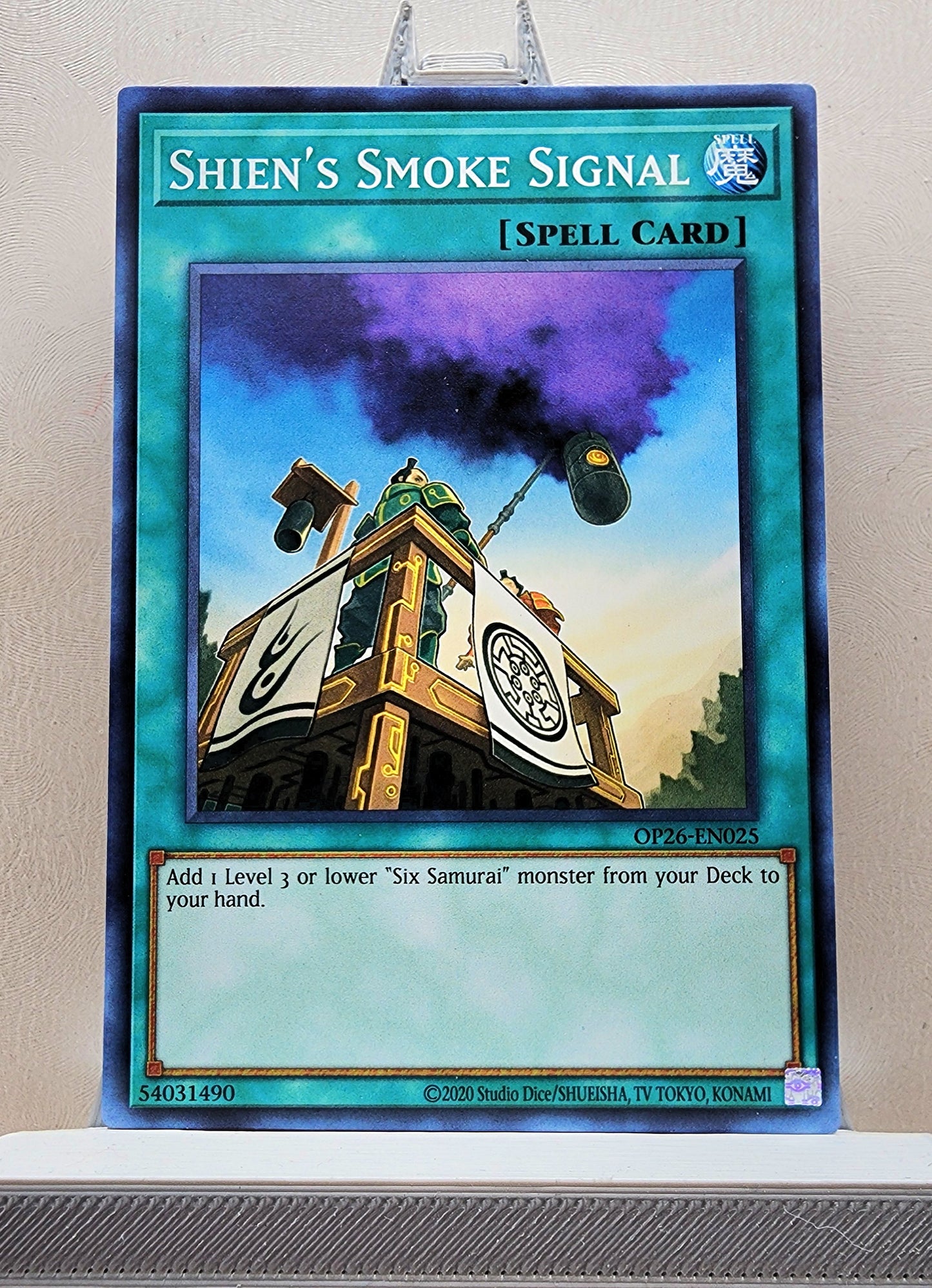 Yugioh! 1x Shien's Smoke Signal (OP26 - Common) Unli Edition