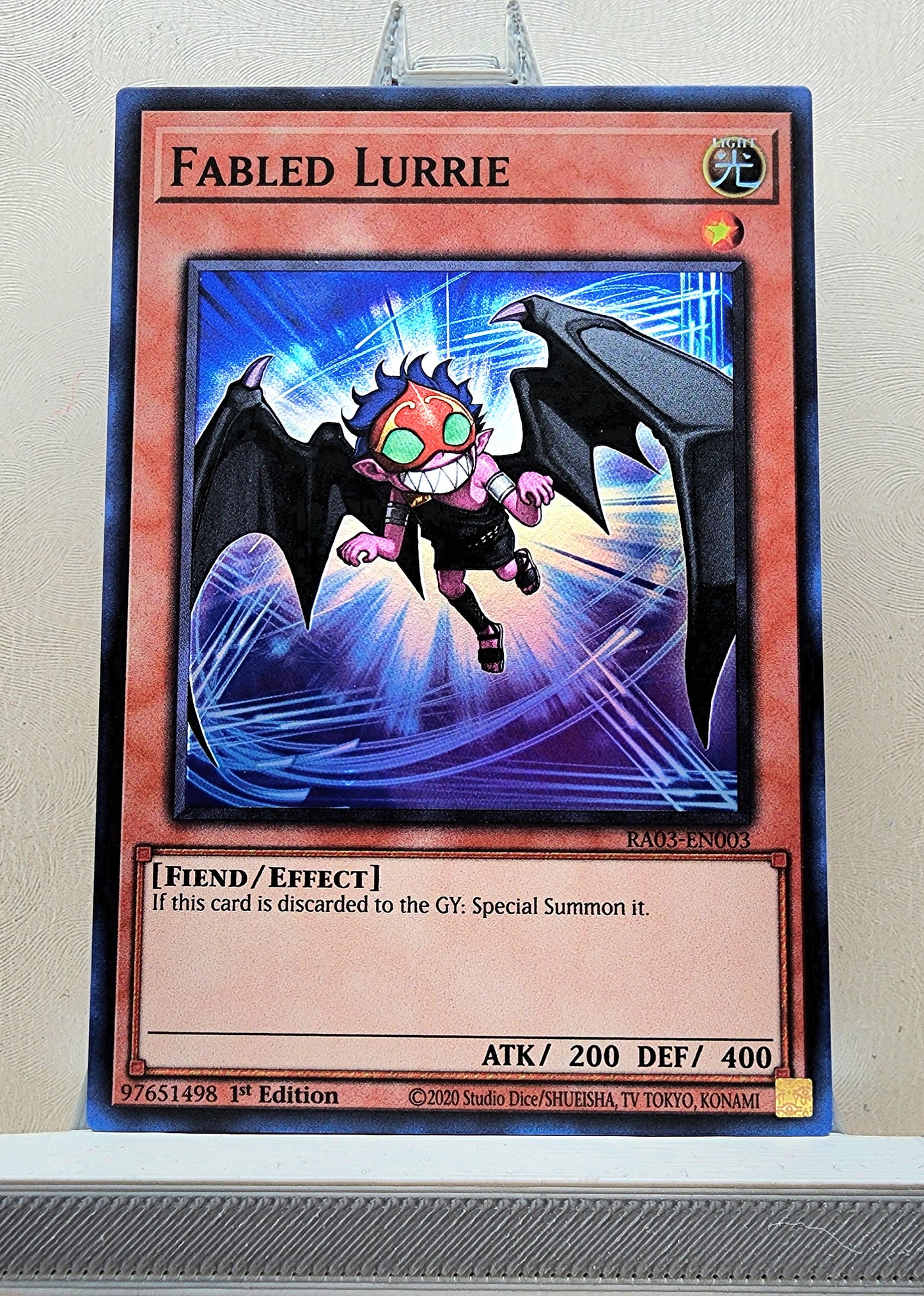 Yugioh! 1x Fabled Lurrie (RA03 - Super Rare) 1st Edition