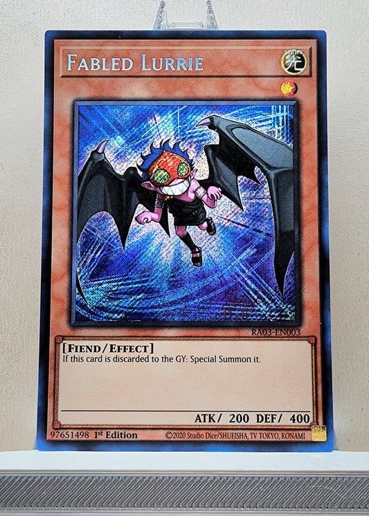 Yugioh! 1x Fabled Lurrie (RA03 - Secret Rare) 1st Edition