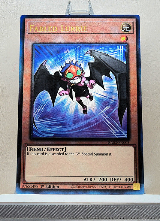 Yugioh! 1x Fabled Lurrie (RA03 - Prismatic Ultimate Rare) 1st Edition