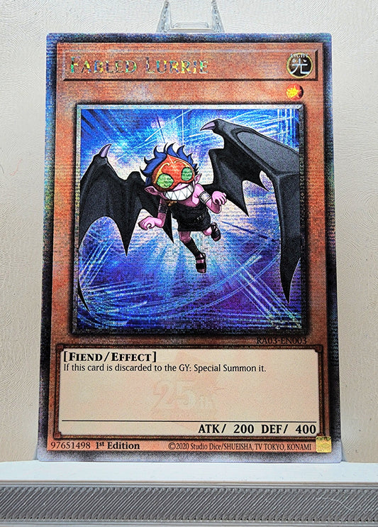 Yugioh! 1x Fabled Lurrie (RA03 - Quarter Century Secret Rare) 1st Edition