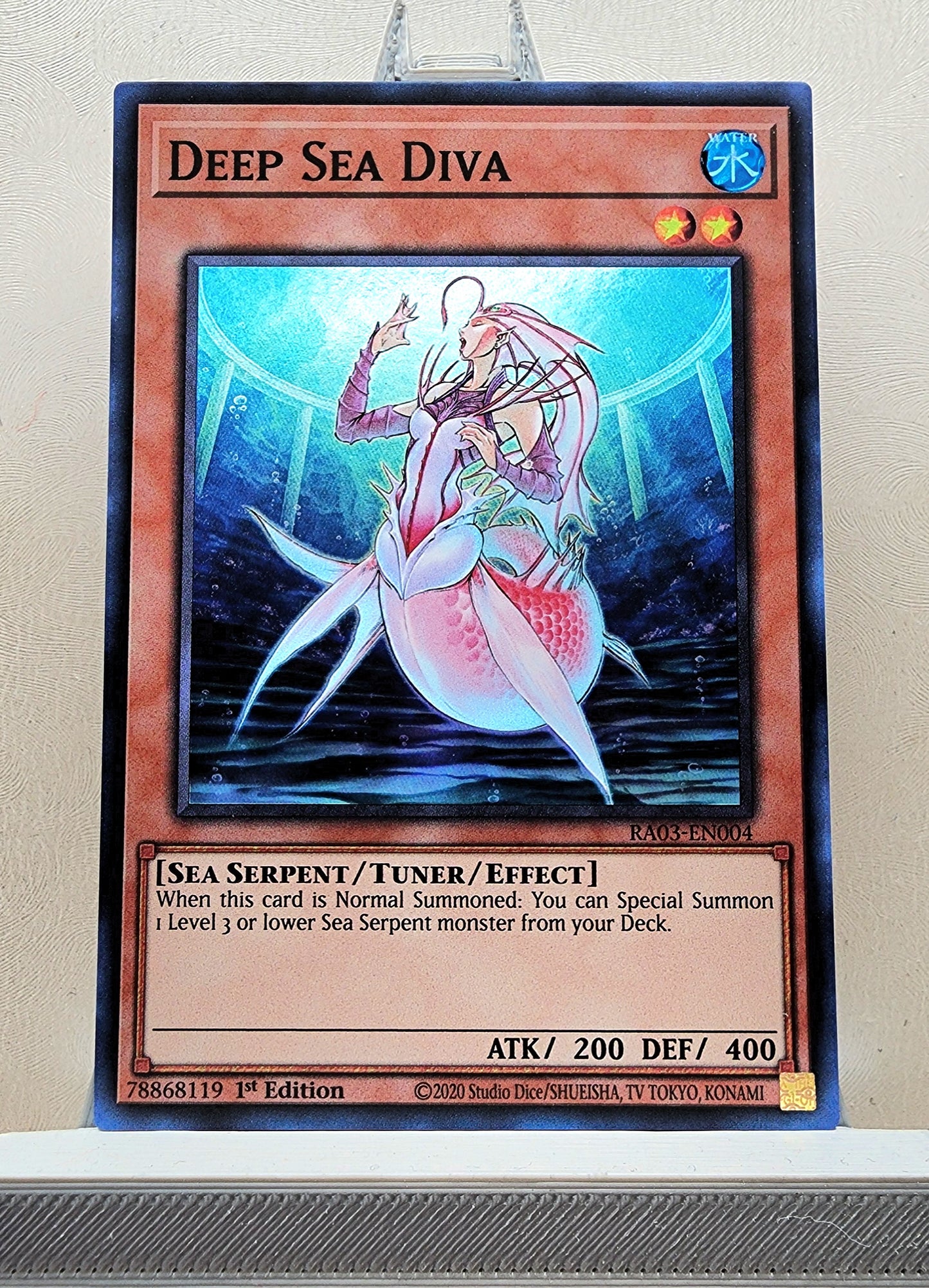 Yugioh! 1x Deep Sea Diva (RA03 - Super Rare) 1st Edition