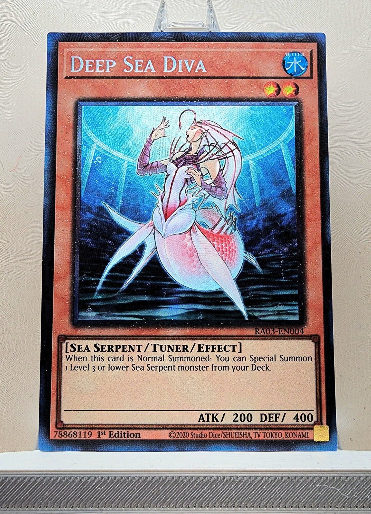 Yugioh! 1x Deep Sea Diva (RA03 - Prismatic Collectors Rare) 1st Edition