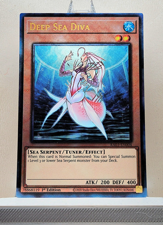 Yugioh! 1x Deep Sea Diva (RA03 - Prismatic Ultimate Rare) 1st Edition