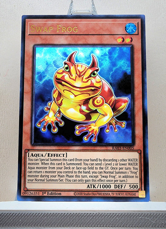 Yugioh! 1x Swap Frog (RA03 - Ultra Rare) 1st Edition