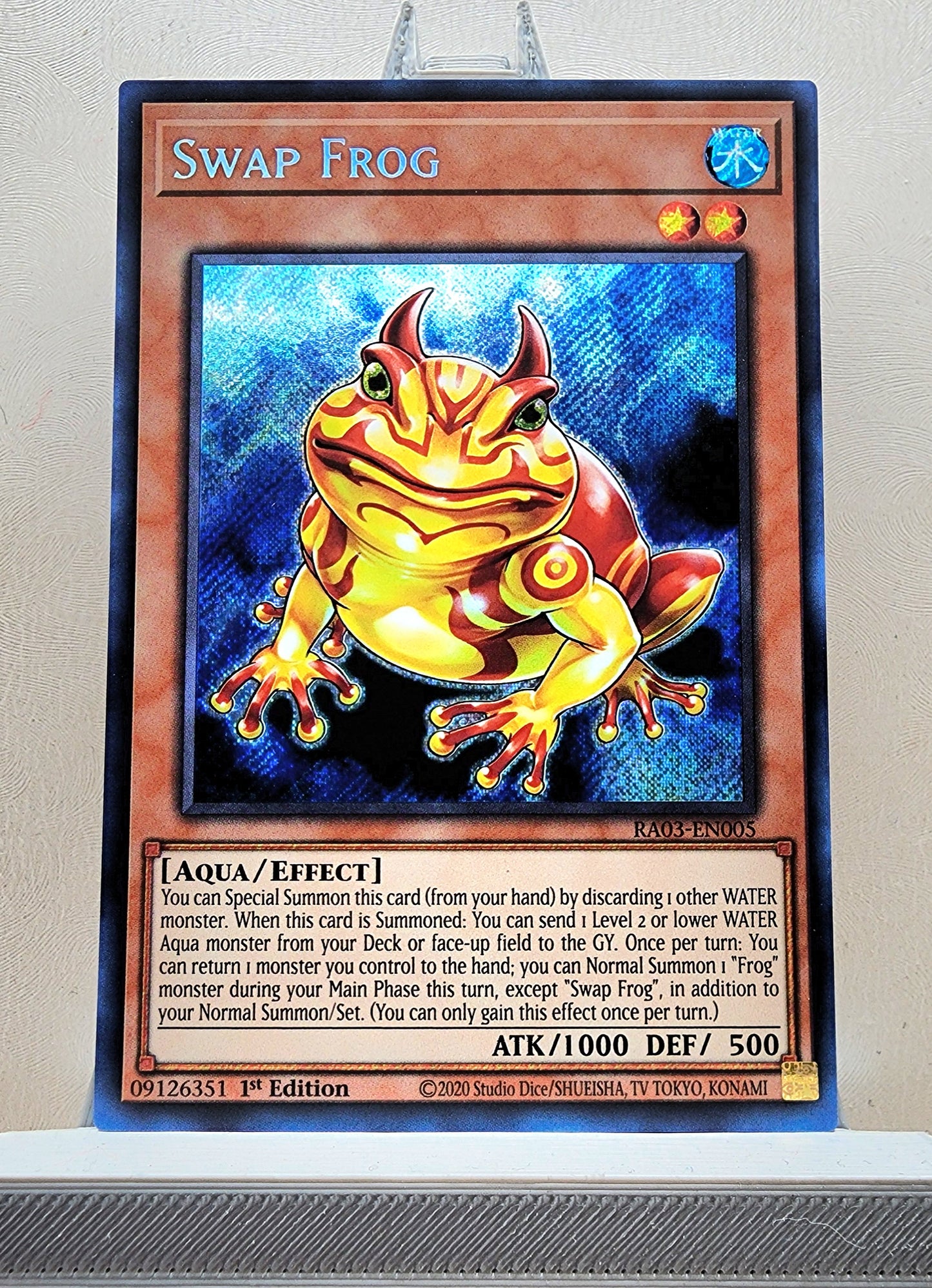 Yugioh! 1x Swap Frog (RA03 - Secret Rare) 1st Edition