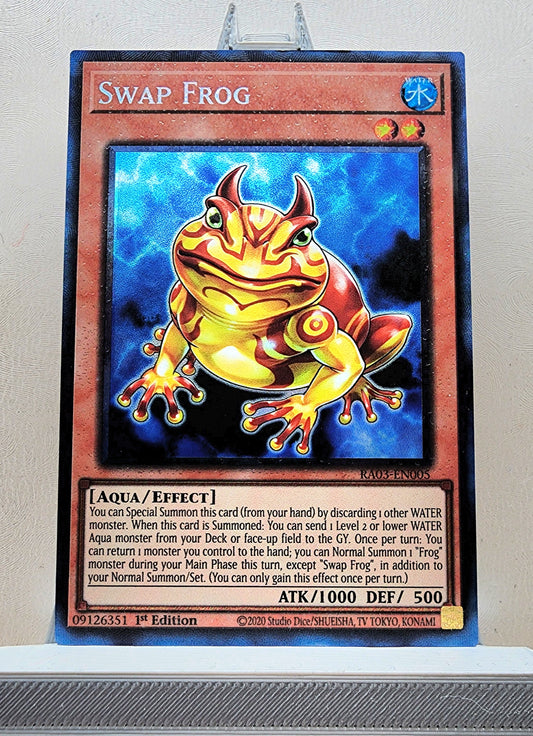 Yugioh! 1x Swap Frog (RA03 - Prismatic Collectors Rare) 1st Edition