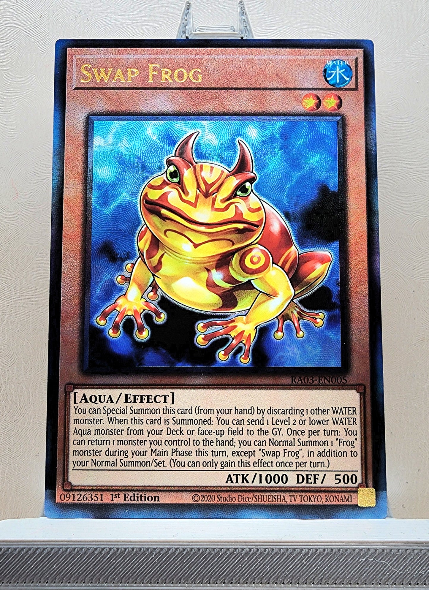 Yugioh! 1x Swap Frog (RA03 - Prismatic Ultimate Rare) 1st Edition