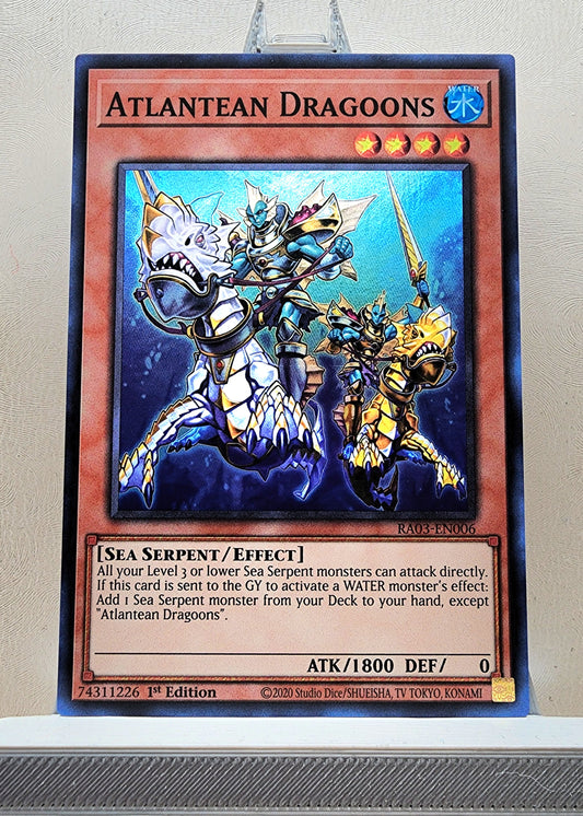 Yugioh! 1x Atlantean Dragoons (RA03 - Super Rare) 1st Edition