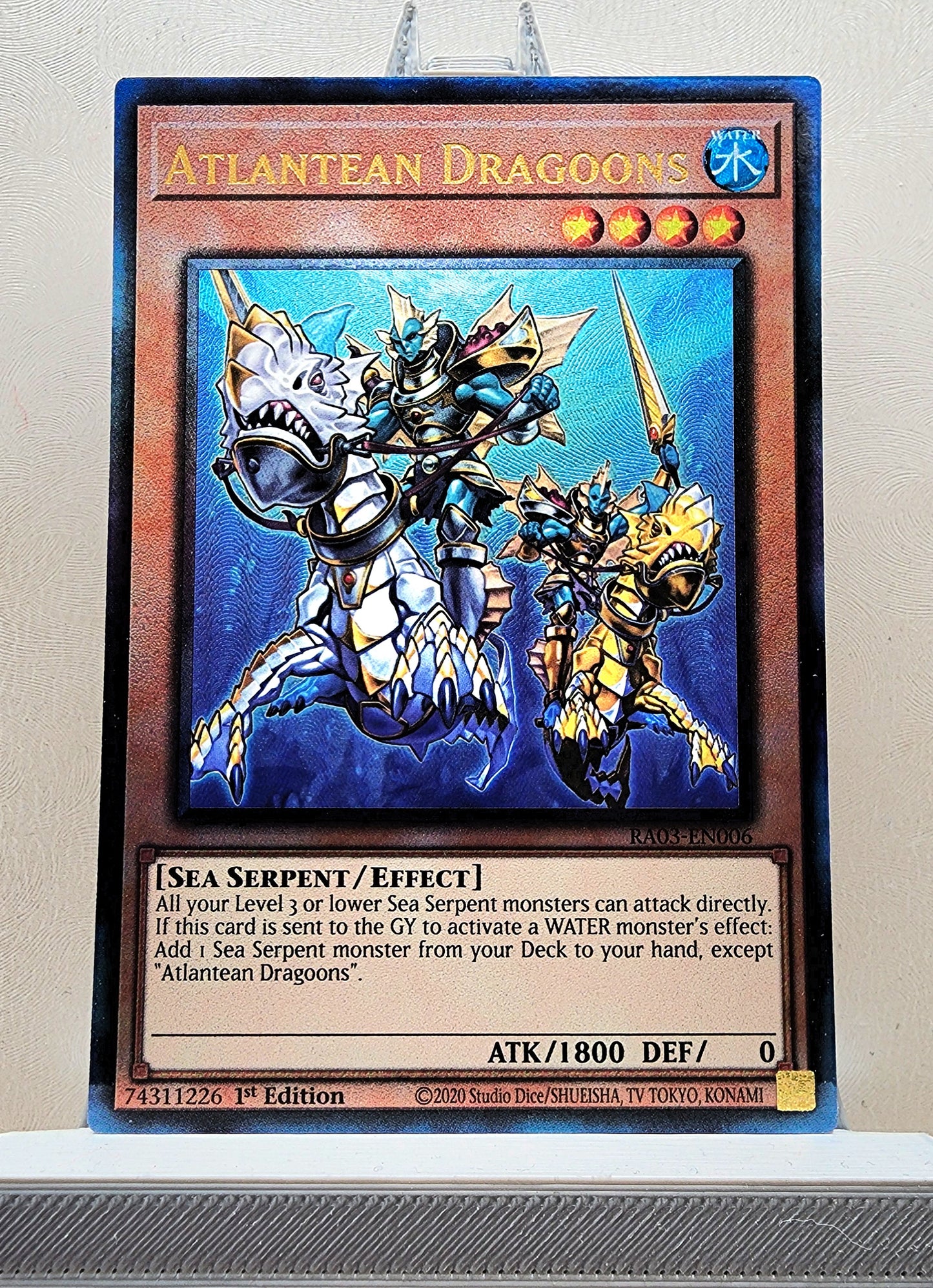 Yugioh! 1x Atlantean Dragoons (RA03 - Prismatic Ultimate Rare) 1st Edition