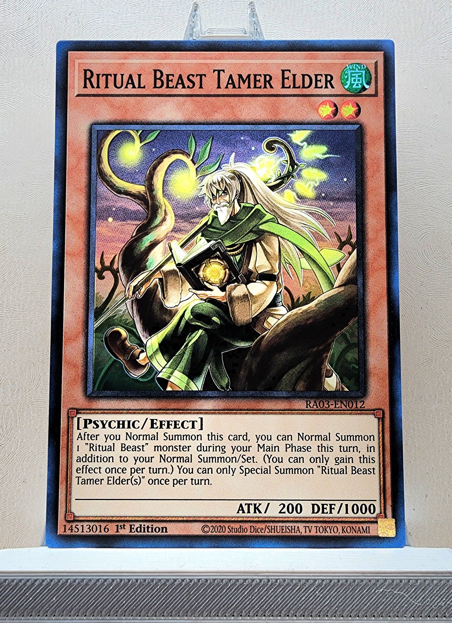 Yugioh! 1x Ritual Beast Tamer Elder (RA03 - Super Rare) 1st Edition