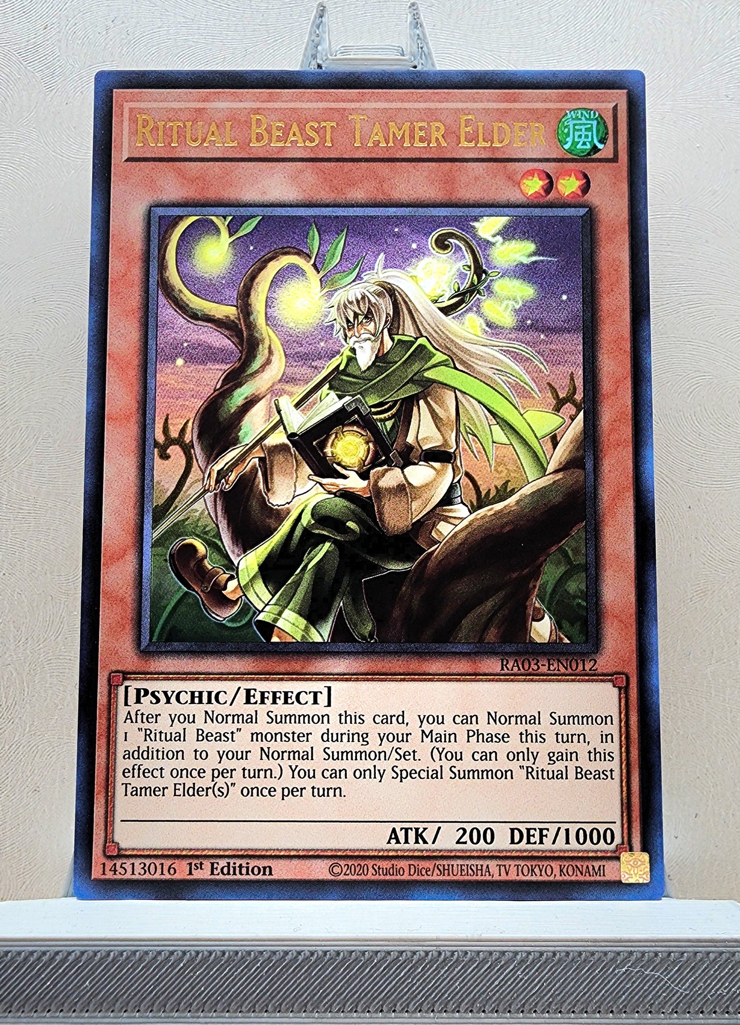 Yugioh! 1x Ritual Beast Tamer Elder (RA03 - Ultra Rare) 1st Edition