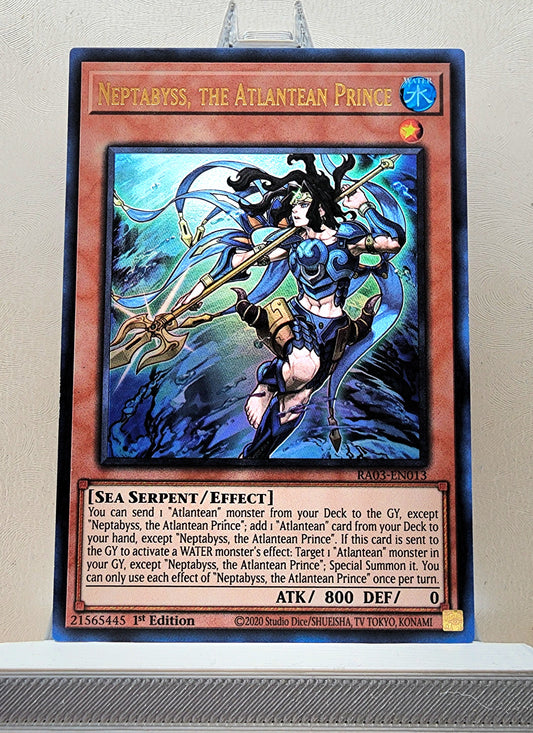 Yugioh! 1x Neptabyss, the Atlantean Prince (RA03 - Ultra Rare) 1st Edition