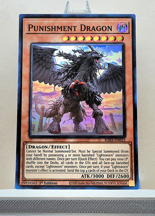 Yugioh! 1x Punishment Dragon (RA03 - Super Rare) 1st Edition