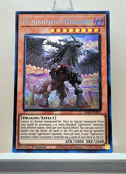 Yugioh! 1x Punishment Dragon (RA03 - Secret Rare) 1st Edition