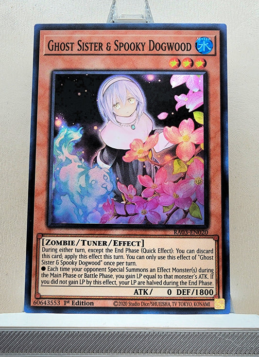 Yugioh! 1x Ghost Sister & Spooky Dogwood Alt Art (RA03 - Super Rare) 1st Edition