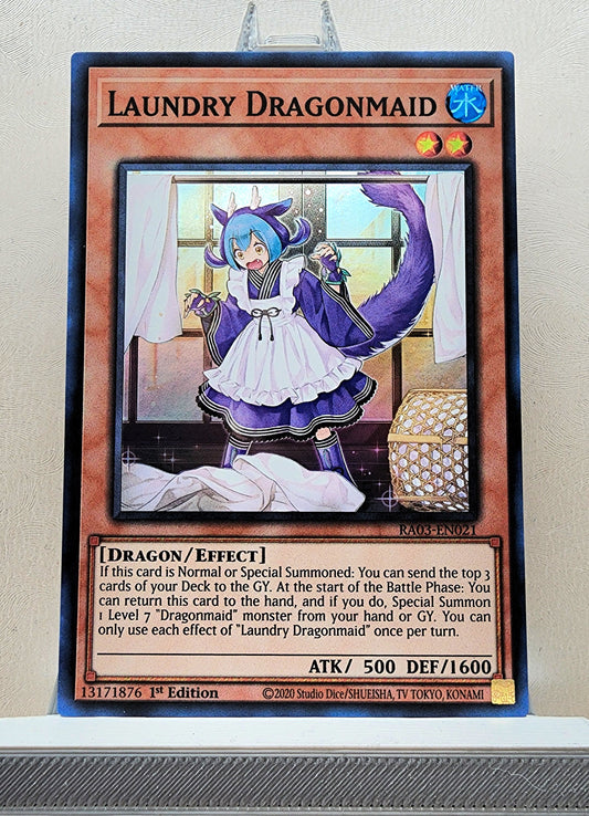 Yugioh! 1x Laundry Dragonmaid (RA03 - Super Rare) 1st Edition