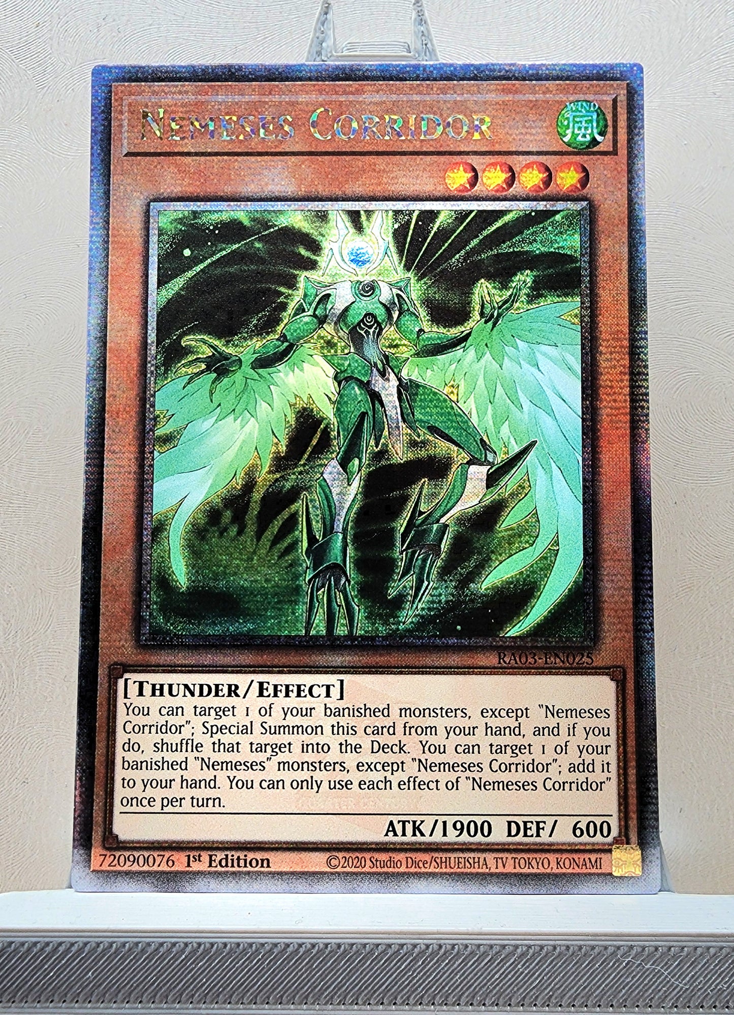 Yugioh! 1x Nemeses Corridor (RA03 - Quarter Century Secret Rare) 1st Edition