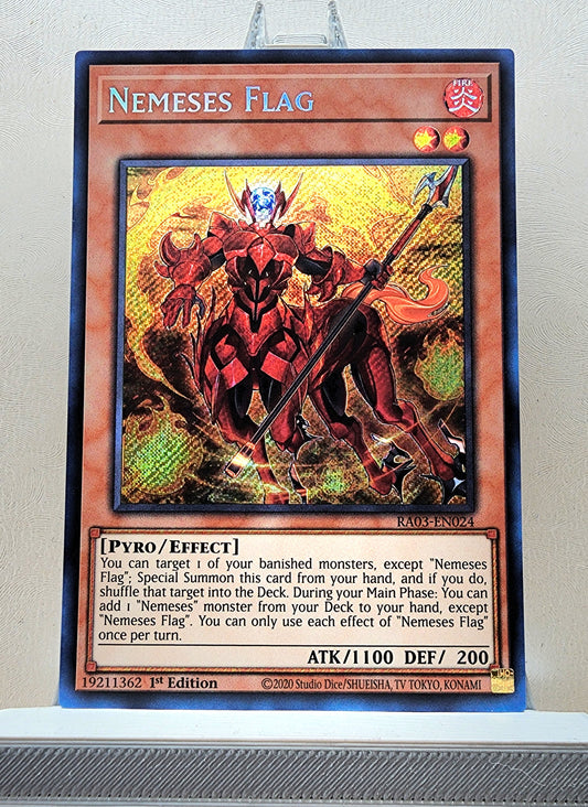 Yugioh! 1x Nemeses Flag (RA03 - Secret Rare) 1st Edition