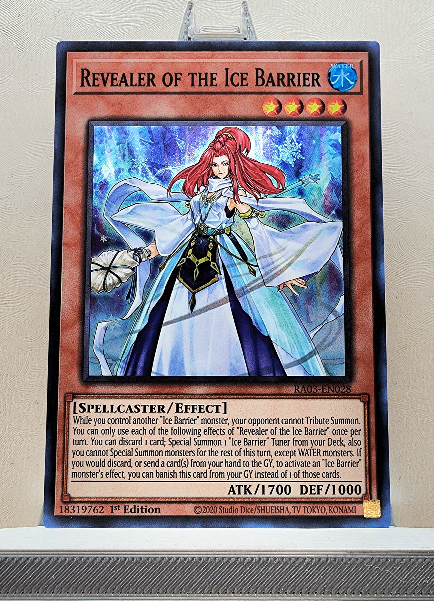 Yugioh! 1x Revealer of the Ice Barrier (RA03 - Super Rare) 1st Edition