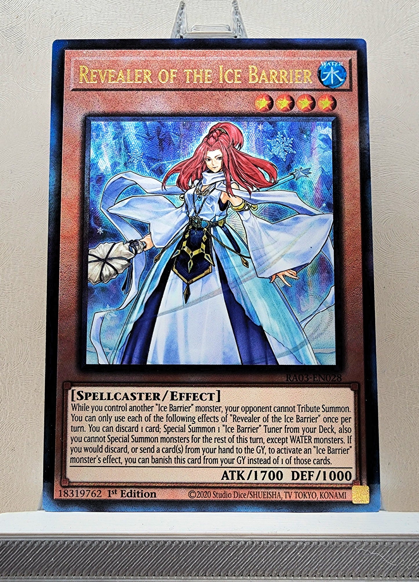 Yugioh! 1x Revealer of the Ice Barrier (RA03 - Prismatic Ultimate Rare) 1st Edition