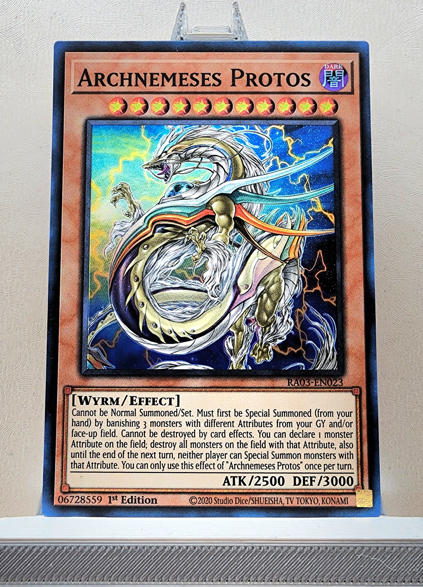 Yugioh! 1x Archnemeses Protos (RA03 - Super Rare) 1st Edition