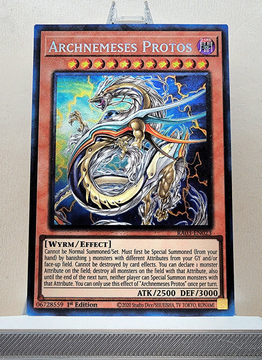 Yugioh! 1x Archnemeses Protos (RA03 - Prismatic Collectors Rare) 1st Edition